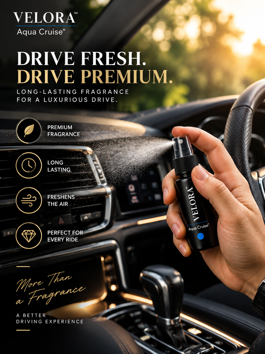 Velora Aqua Cruise Car Spray