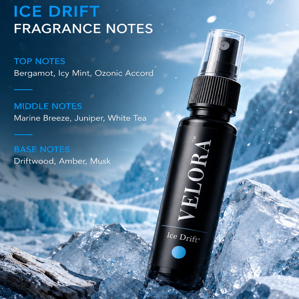 Velora Ice Drift Car Spray