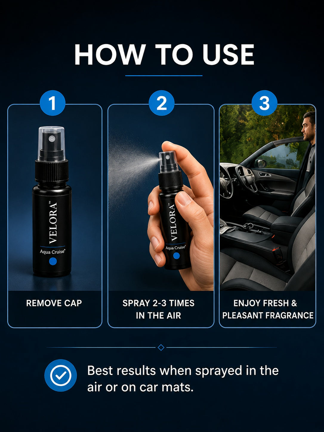 Velora Aqua Cruise Car Spray