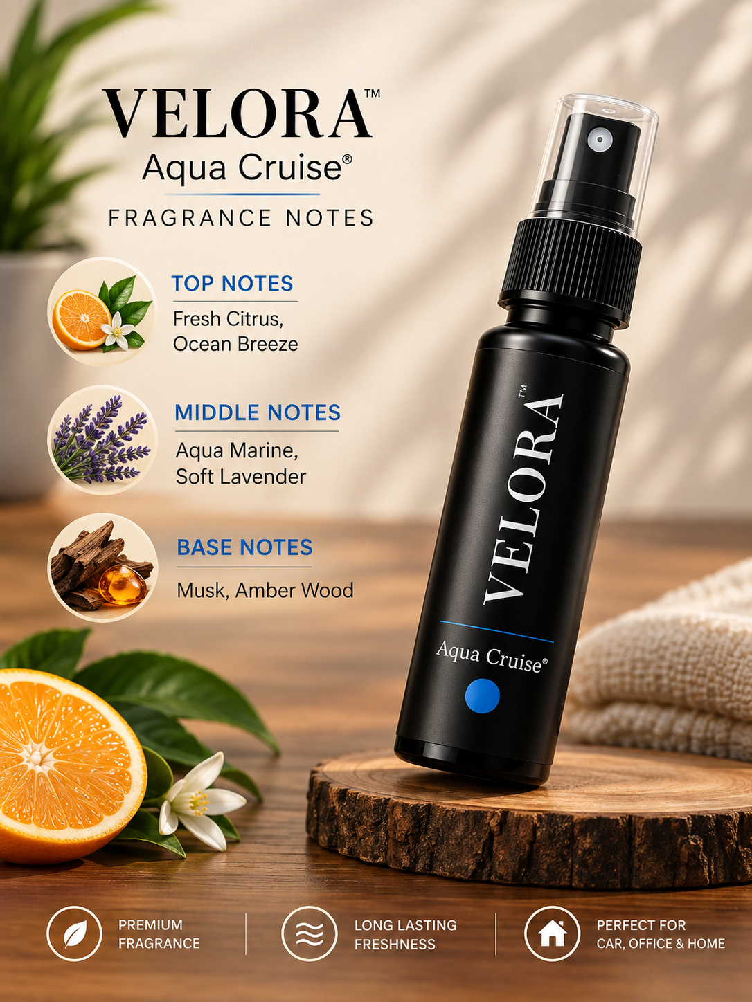 Velora Aqua Cruise Car Spray